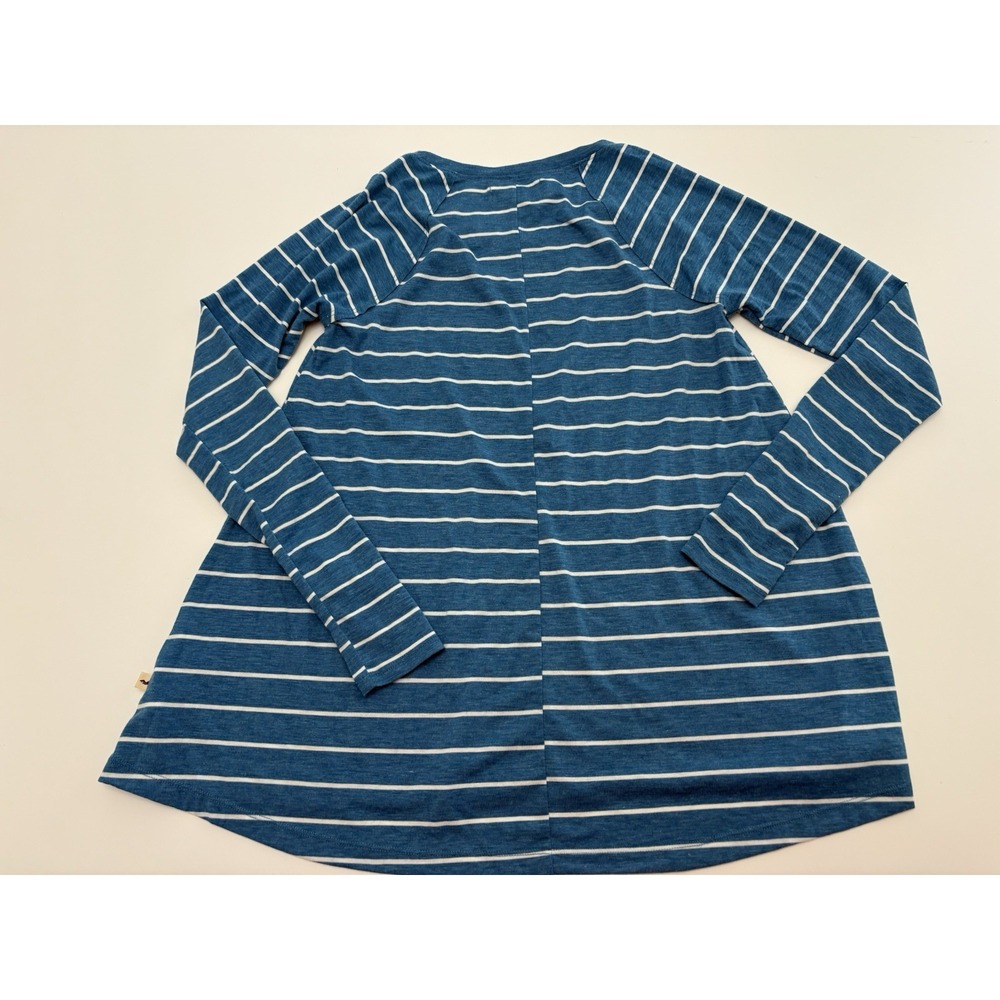 Women's Y2K Hollister Blue White Stripped Long Sleeve Top Bella Swan SZ Small - Picture 3 of 6
